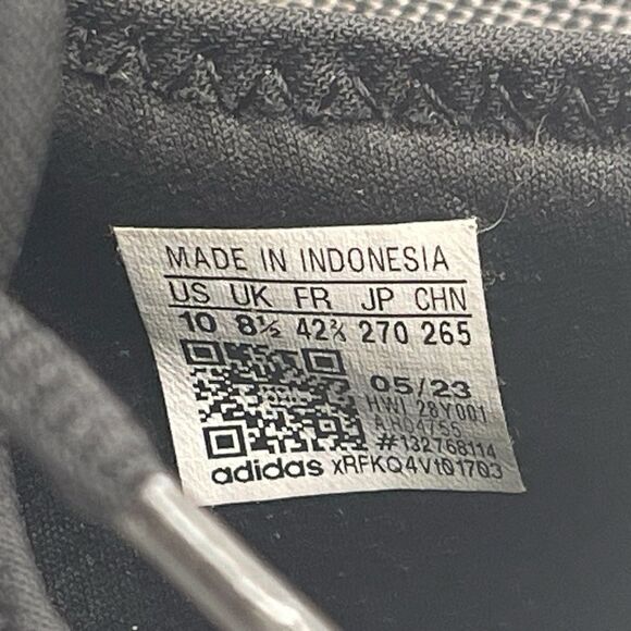 adidas Women's Cloudfoam Pure 2.0 Running Shoes, Black/Black/White Size 10 - Picture 4 of 15